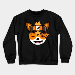 Relieved Gamer Fox Strattzr Crewneck Sweatshirt